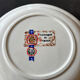 6 ceramic cheese plates from St Armand, France, in their box.