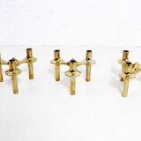 Set of 3 modular nagel candle holders