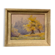 Tableau ancien , paysage dans la nature, signé Andrée Bouchard ( 1903-2002)