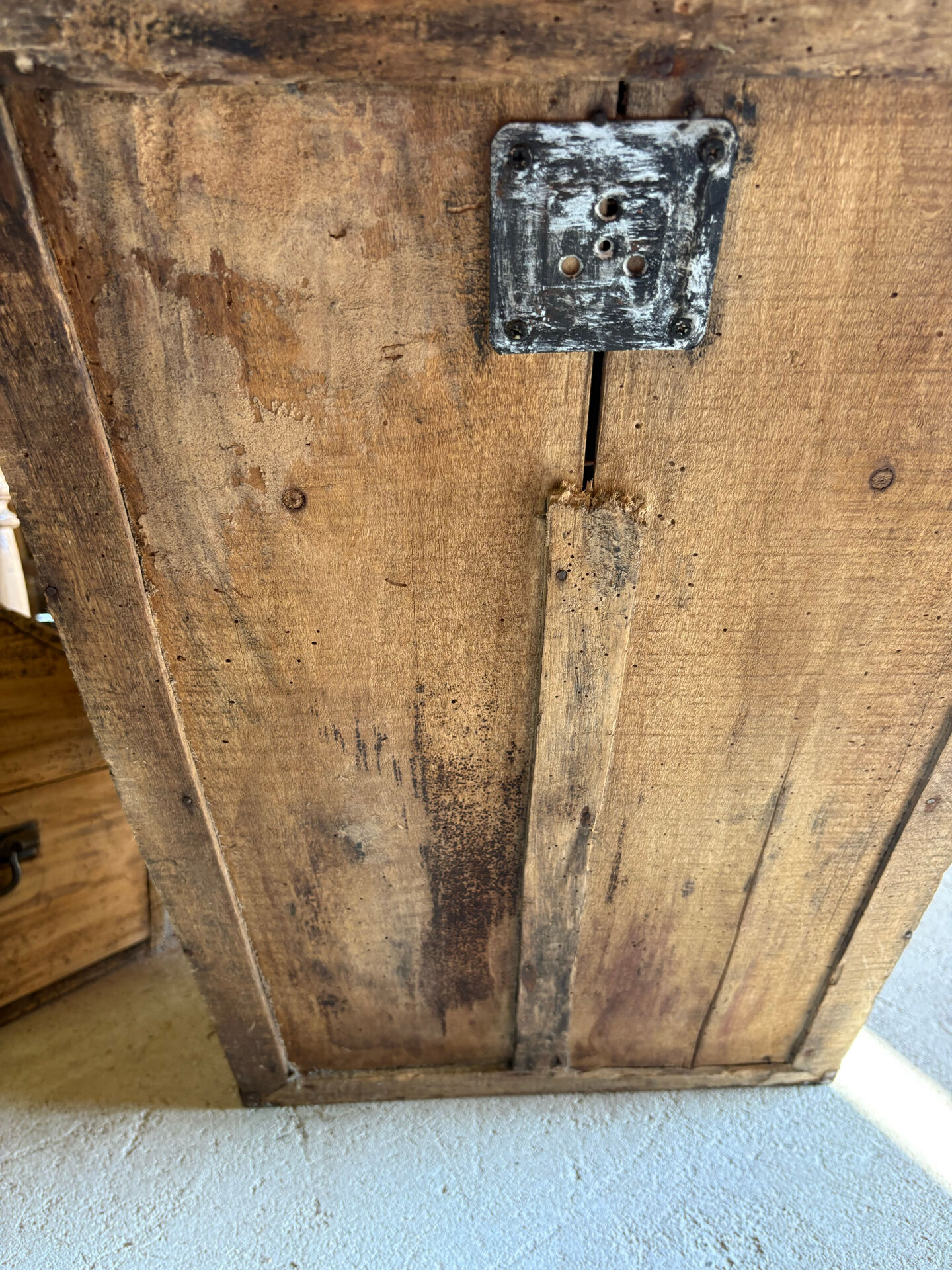 Antique wooden barrel