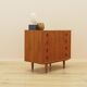 Commode en teck, design danois, années 1970, fabriquée au Danemark