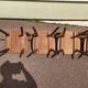 Lot of 6 wooden bistro chairw German