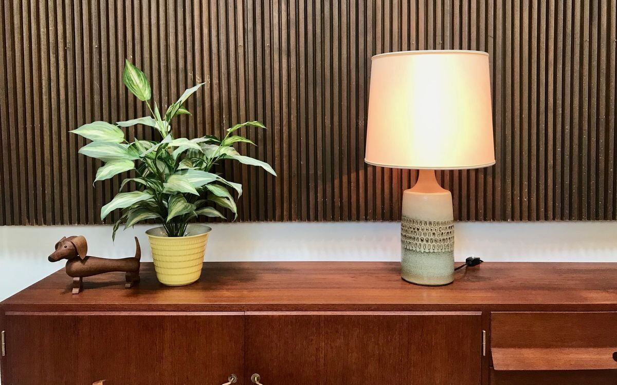 Ceramic Table Lamp from Søholm Stoneware, 1960s