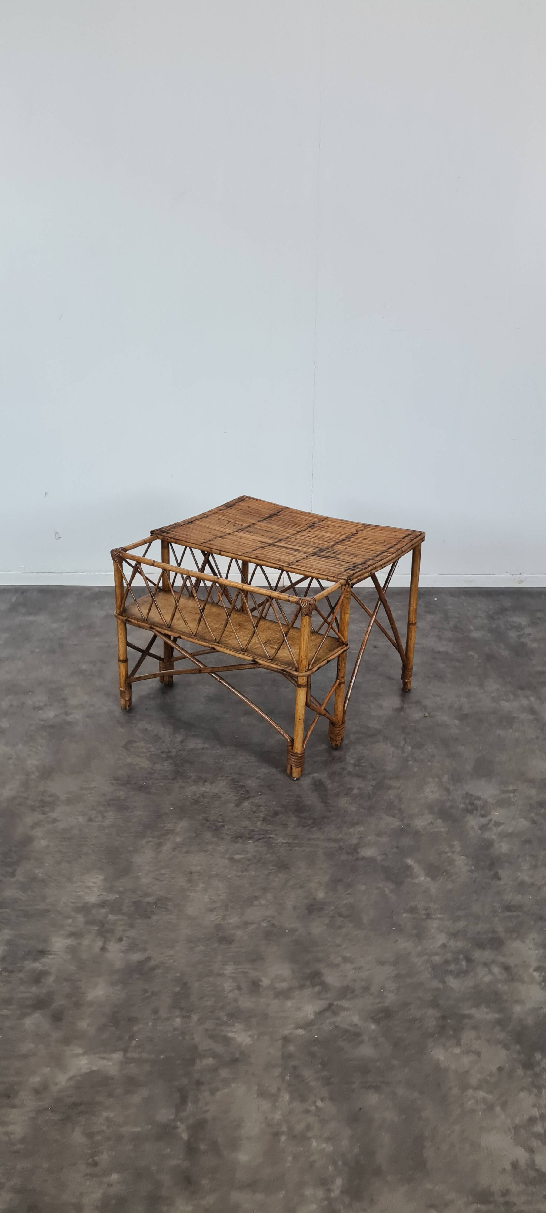 Rattan coffee table