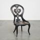 19th-Century English Chinoiserie Mother of Pearl Decorative Chair