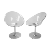 Set of 2 Philippe Starck Ero S chairs by Kartell, 2000