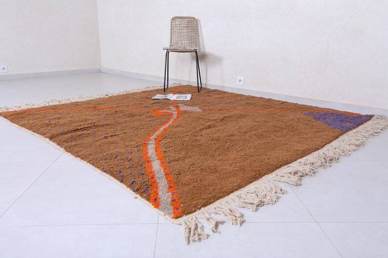 Brown Moroccan rug 150/250cm