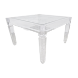 Vintage lucite coffee table, 1990s