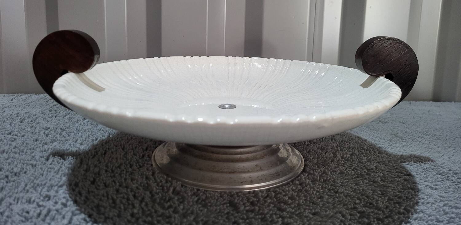 Authentic antique vintage fruit bowl in good condition