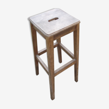 Laboratory workshop stool from the 50s/60s