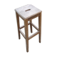 Laboratory workshop stool from the 50s/60s