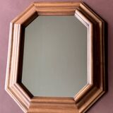 Handcrafted wooden mirror