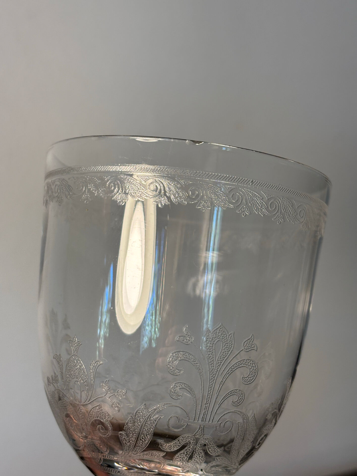 Verre à eau Baccarat avant 1936
