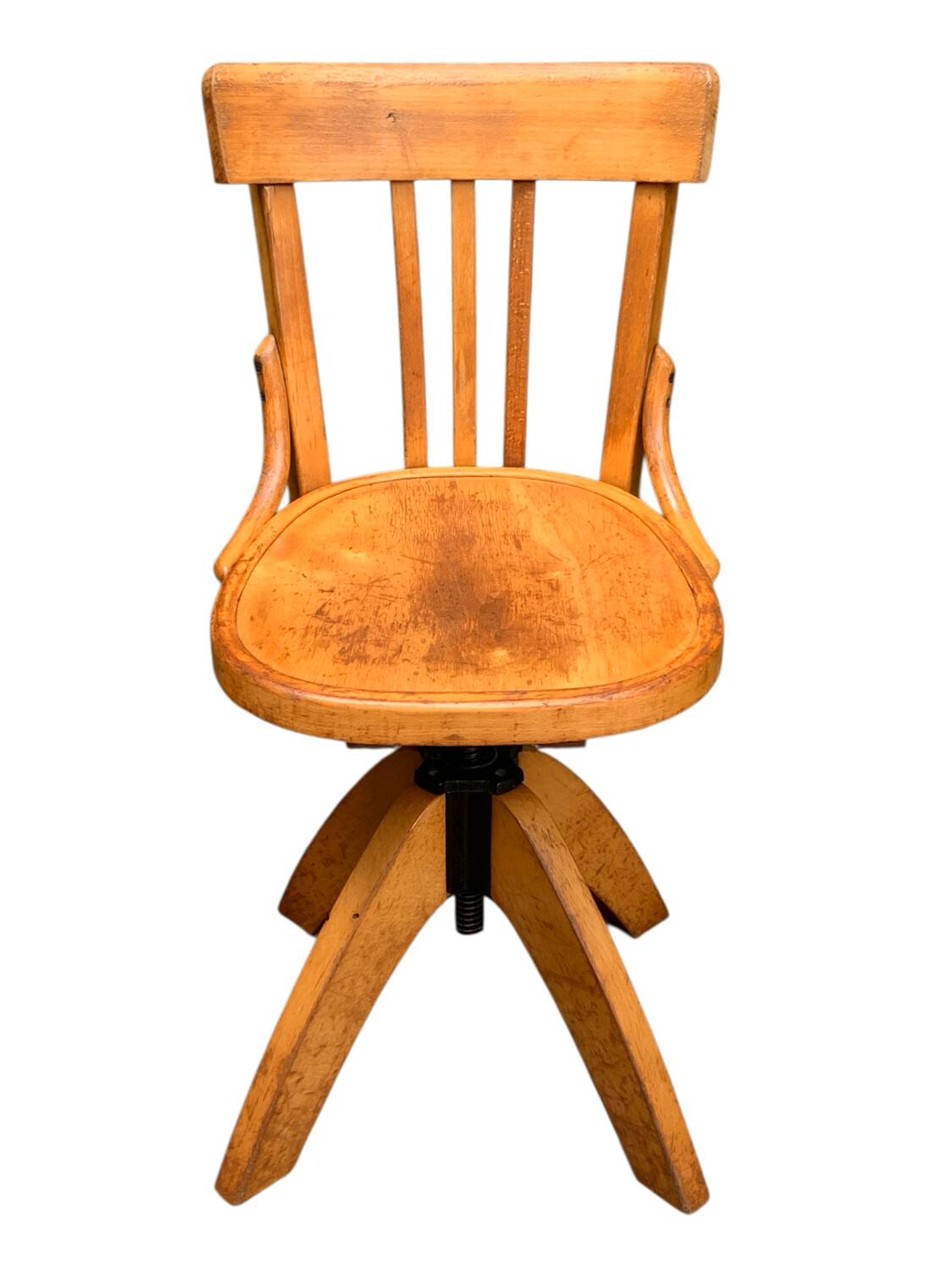 Pair of Baumann rotating screw chairs 1960