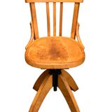 Pair of Baumann rotating screw chairs 1960