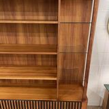 Wooden and Metal Bookcase