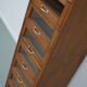 Vintage German Beech / Oak Haberdashery Shop Cabinet / Vitrine, 1950s