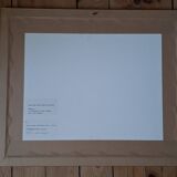 Original signed watercolor by Dolors Bolanos, framed.