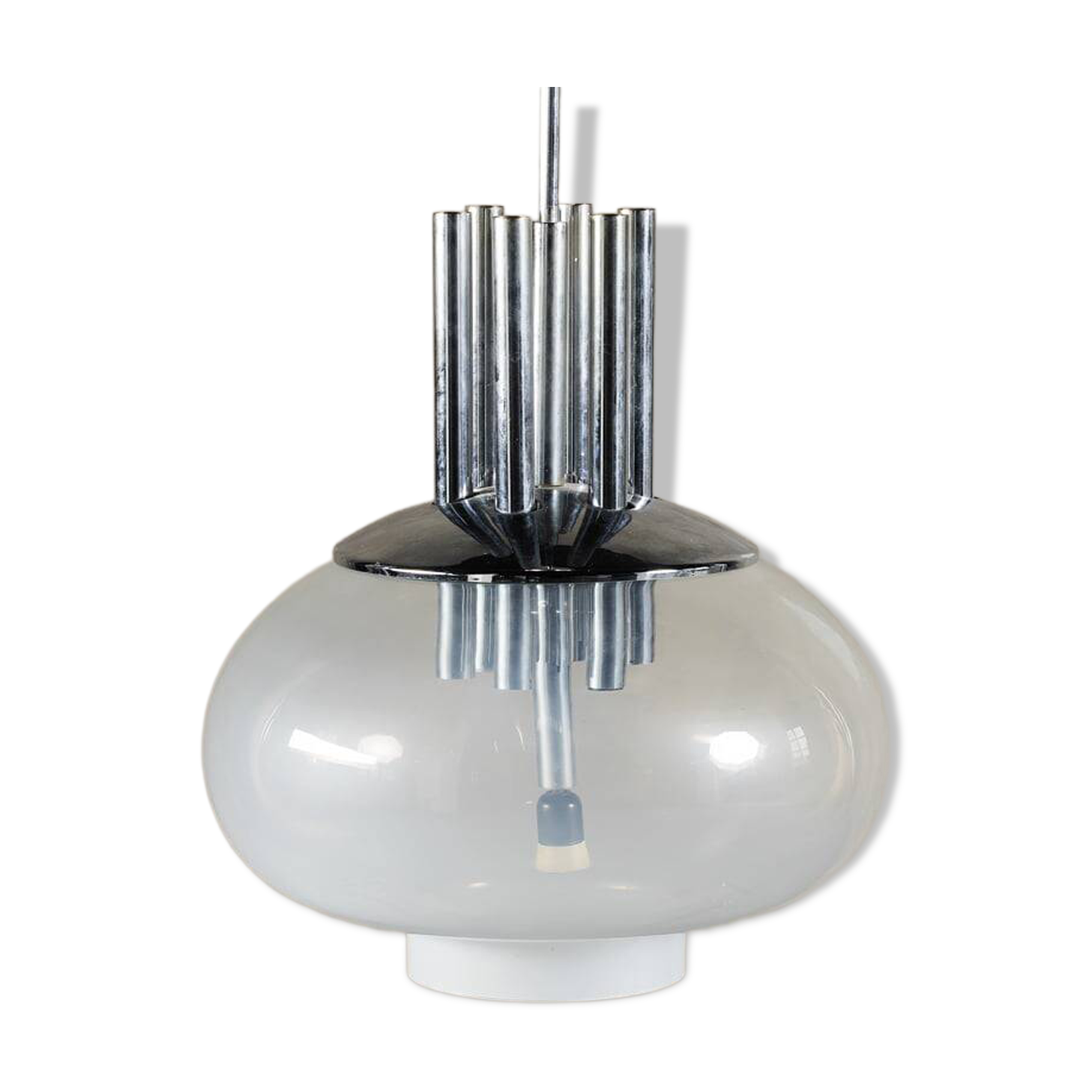 Suspension en verre de Murano par Carlo Nason pour Mazzega, Italie, années 1970.