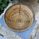 Gabriella Crespi brass rattan basket 1960s Italy