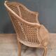 Louis XV style canned armchair