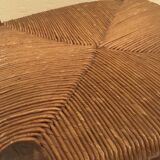 Ancient wooden and straw stab