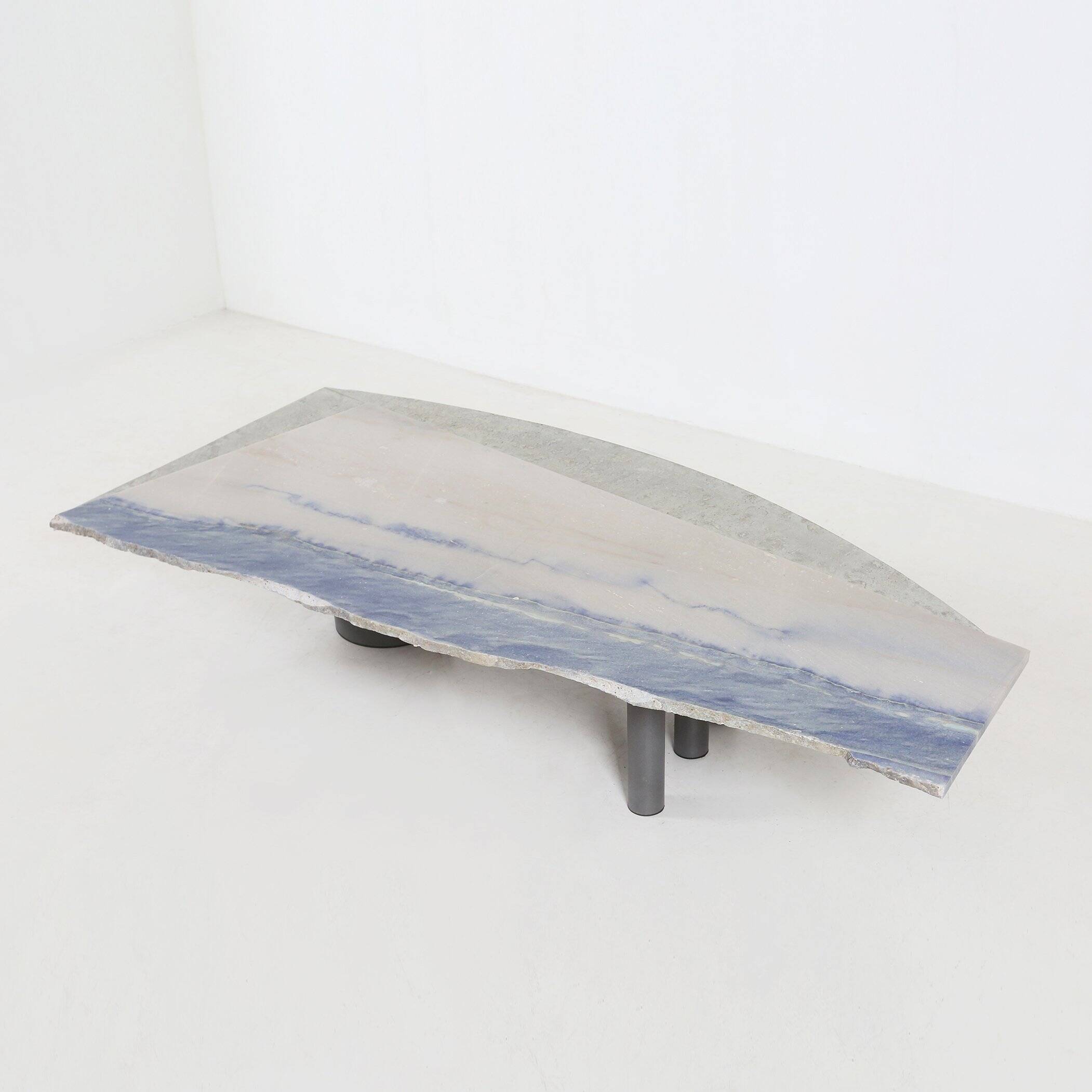 Sculptural Coffee Table in Marble and Stone by Pia Manu, 1970s