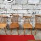 Deux paires de chaises des années 50 - 60 vintage