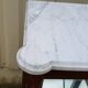 Showcase on marble