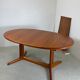 Table à manger en teck 1960 par Skovby