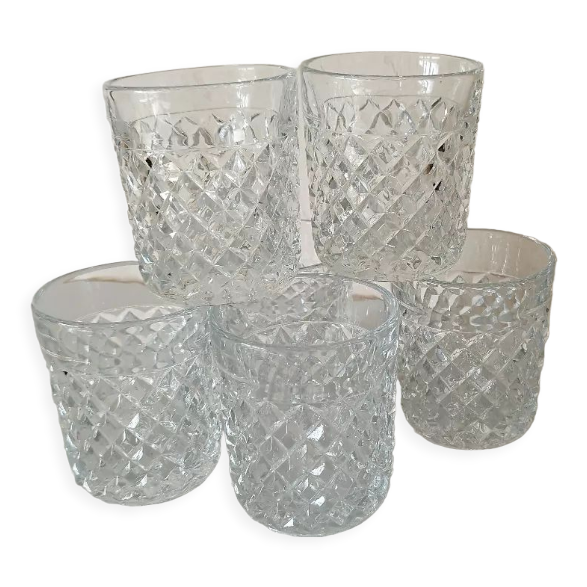 Set of 6 whisky glasses