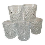 Set of 6 whisky glasses