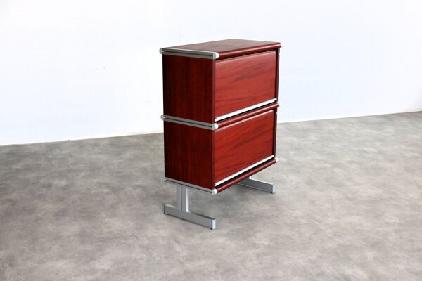 Classeur double vintage   armoire   mobilier de bureau   années 1970