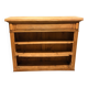 Bibliothèque en bois brut