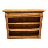 Bibliothèque en bois brut