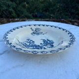 Gien Chardon iron earthenware soup plate