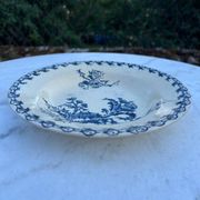 Gien Chardon iron earthenware soup plate