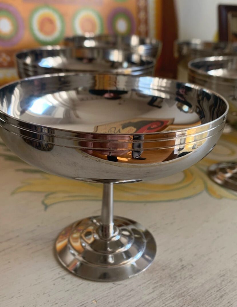 Set of 6 "Sully" Cups by Létang & Rémy French – 1