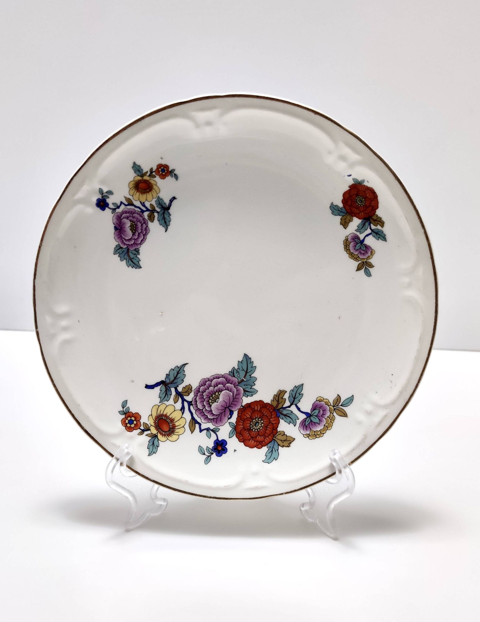 Assiette plate de Guido Andlovitz pour Laveno, Italie