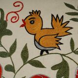 Vintage Turkish rug hand-knotted 50x92cm