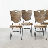 Rattan dining chairs