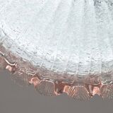 Precious Italian pink Murano glass ceiling fixture, Murano, 1970