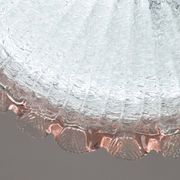 Precious Italian pink Murano glass ceiling fixture, Murano, 1970