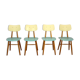 Chaises de salle à manger vintage en bois de Ton, 1971
