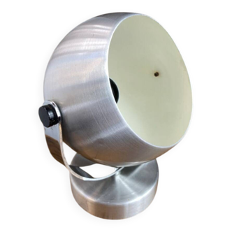Eye Ball aluminium brossé Space Age lampe ou applique