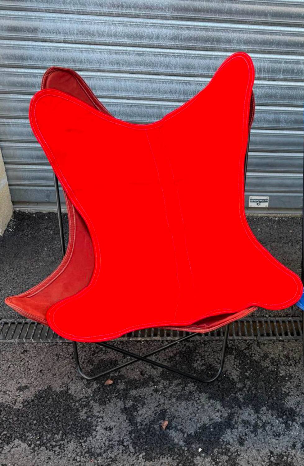 Vintage Butterfly BKF canvas and metal butterfly chair. 50s/60s