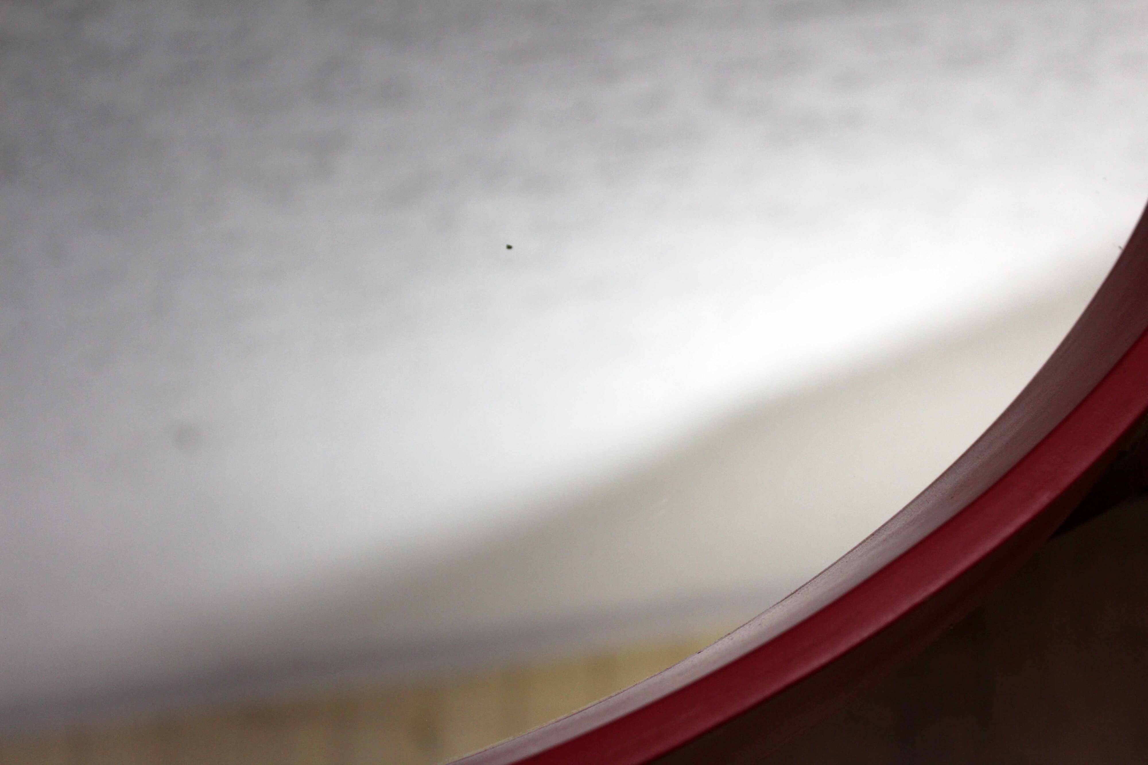 Miroir scandinave vintage rond 1970