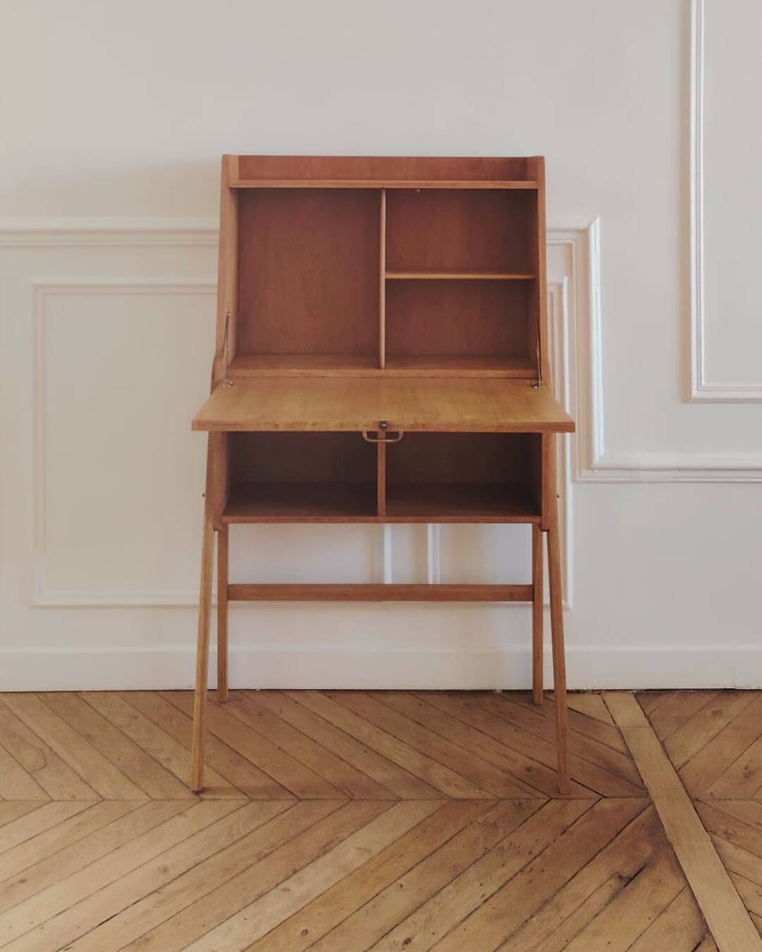 Renovated vintage Scandinavian secretary, 1950s-60s.