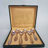 Six silverplated teaspoons