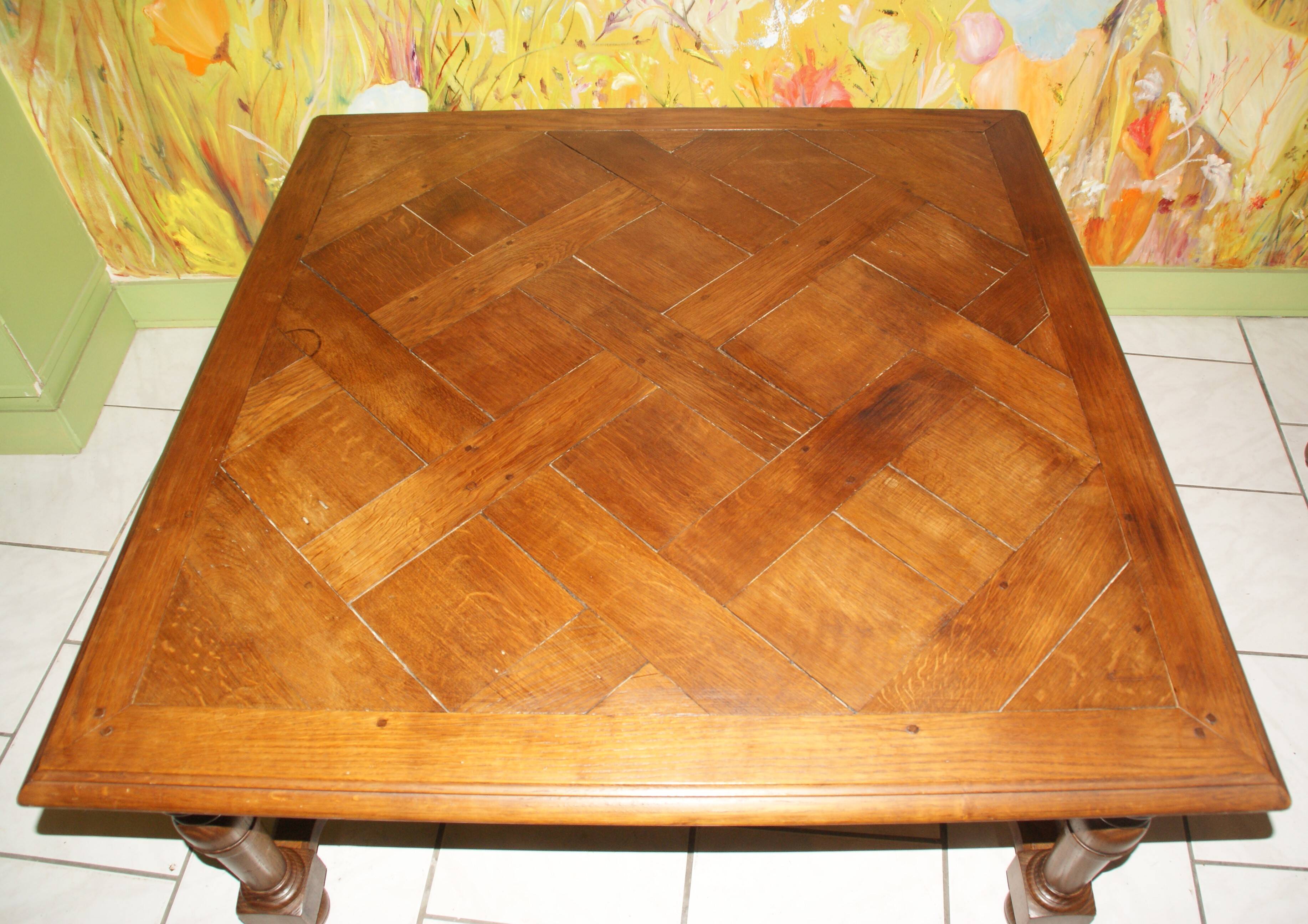 18th Century Versailles Parquet Coffee Table